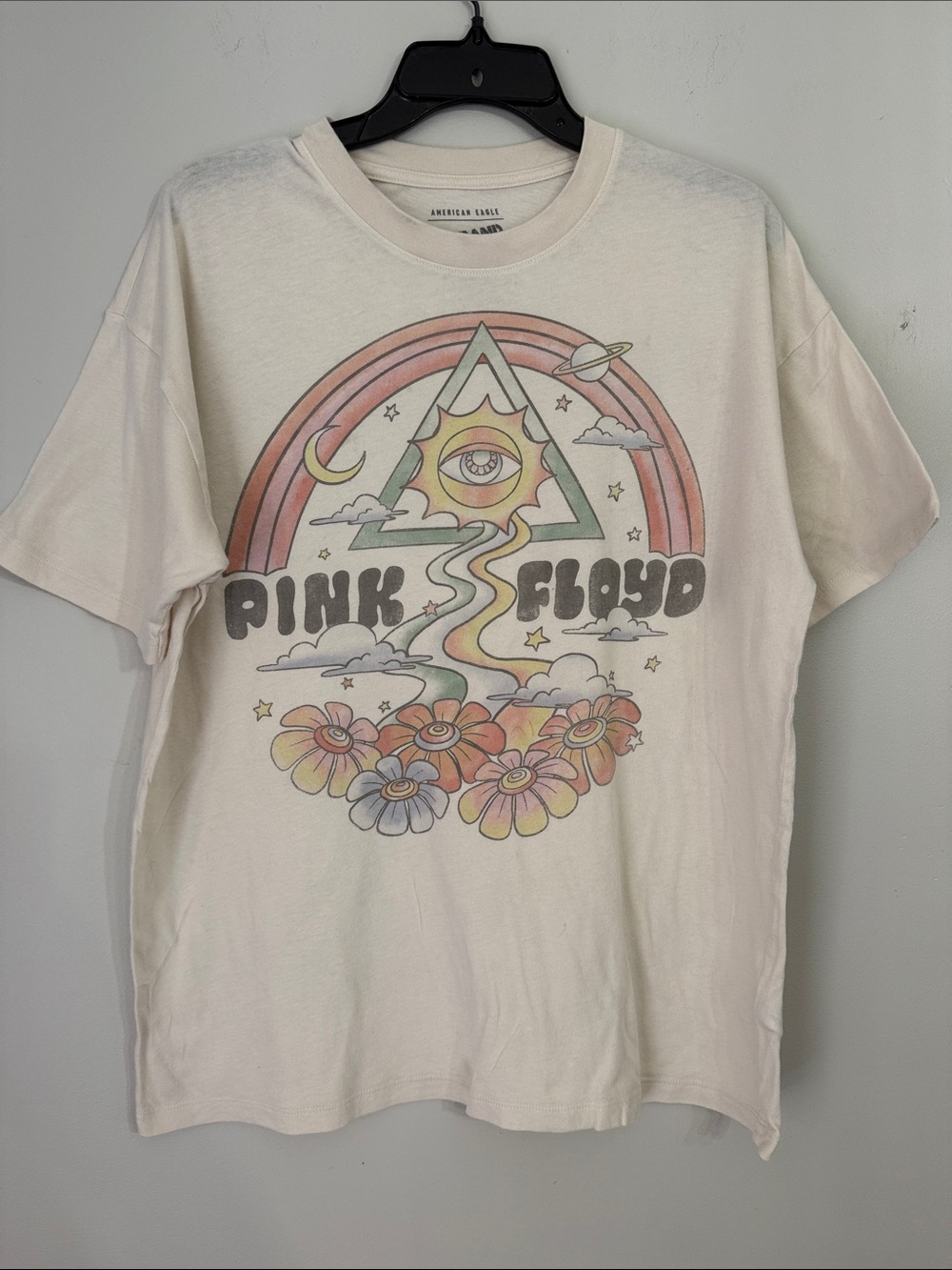 American Eagle AE Band Tee Pink Floyd Graphic T Oversized size XS/S